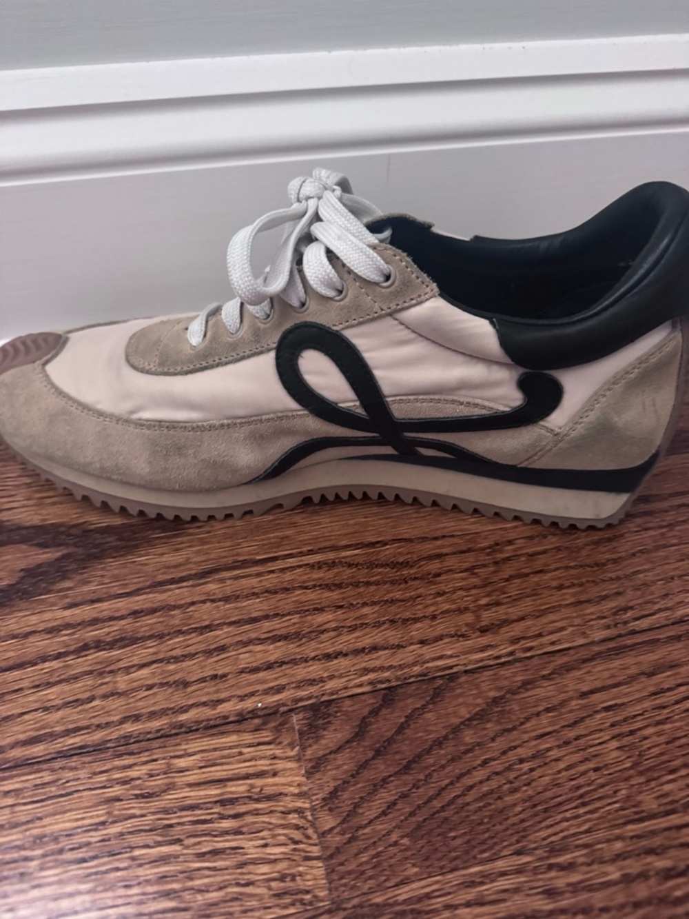 Loewe Beige, Tan & Black Runner Sneakers - Picture 4 of 7
